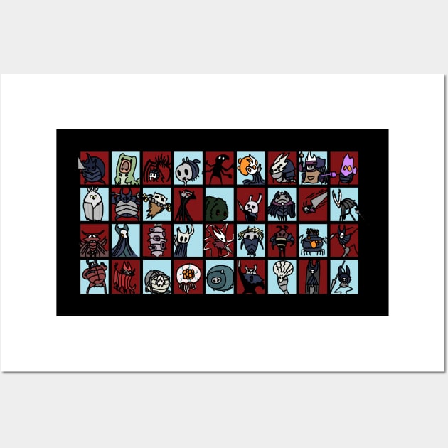 Hollow Bosses Wall Art by jazzydingo